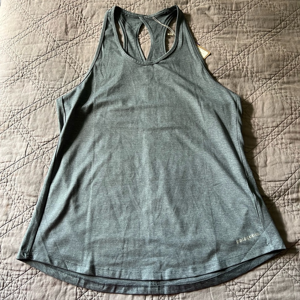 Patagonia Women's Gray Racerback Tank Top